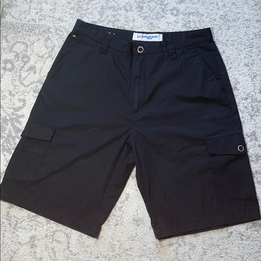 ANCHOR BLUE cargo 8 pockets Black men's Size 38